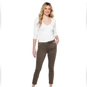 COSMIC BLUE Callie Eco Cuffed Brown Skinny Pant Size 28 & 29 & 31